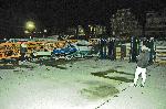 ПОМОРИЕ - Инцидент на пристанището - 50-метров кран съборен от бурния вятър