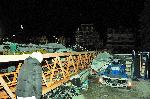 ПОМОРИЕ - Инцидент на пристанището - 50-метров кран съборен от бурния вятър