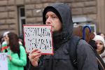 София - Протест заради смъртта на малката Сияна на пътя