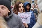 София - Протест заради смъртта на малката Сияна на пътя