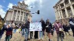 София - Протест заради смъртта на малката Сияна на пътя