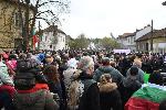 Телиш - Протест заради смъртта на малката Сияна на пътя