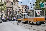 София - Протест на работещите в градския транспорт