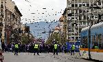 София - Протест на работещите в градския транспорт