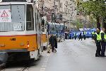 София - Протест на работещите в градския транспорт