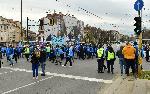 София - Протест на работещите в градския транспорт