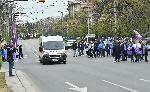 София - Протест на работещите в градския транспорт