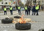 София - Протест на работещите в градския транспорт
