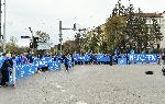 София - Протест на работещите в градския транспорт