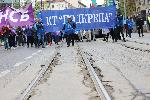 София - Протест на работещите в градския транспорт