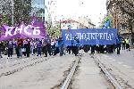 София - Протест на работещите в градския транспорт