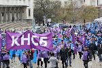 София - Протест на работещите в градския транспорт