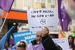 София - Протест на работещите в градския транспорт