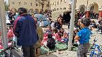 София - Протест на ромската общност пред Община Илинден