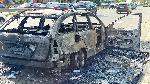 София – Изгорял автомобил на Цариградско шосе