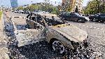 София – Изгорял автомобил на Цариградско шосе