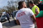 Собственици на съборените жилища затвориха движението по булевард „Сливница“ в столицата