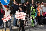 София - протест на жители от "Захарна фабрика" срещу гетото
