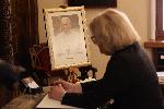 София - Апостолическа нунциатура - съболезнователна знига за папа Франциск