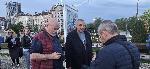 София - Изложба Антрактически хора - Моста на влюбените