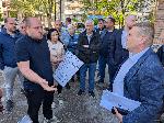 Плевен - Протест на граждани пред Общински съвет