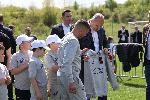 Перник - Президентът Румен Радев участва в инициативата "Спортувай с президента"