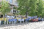 София - Българска Фалун Дафа асоциация с мирен протест пред посолството на Китай