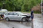 София - Катастрофа между полицейска кола и автомобил