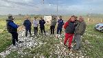 Хасково - село Подрепа - земеделци на протест пред площадка за противоградни ракети