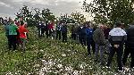 Хасково - село Подрепа - земеделци на протест пред площадка за противоградни ракети