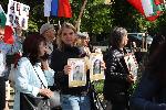 Шествие на "Безсмъртния полк" до паметника на съветската армия и поклонение пред костницата в кв.Лозенец