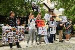 София - Протест пред Руския културен център на асоциация "За свободна Русия"