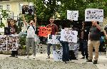 София - Протест пред Руския културен център на асоциация "За свободна Русия"
