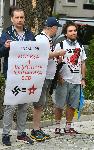 София - Протест пред Руския културен център на асоциация "За свободна Русия"