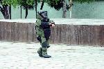 Бургас - демонстрации по залавяне на терористи в училище