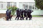 Бургас - демонстрации по залавяне на терористи в училище