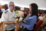 Варна  - Почетен знак от военноморското училище за  д-р Милен Врабевски<br />