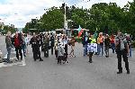 София - Акция срещу еврото на Орлов мост