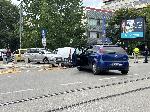 София - Катастрофа между моторист и лек автомобил до НДК