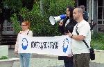 Бургас - протест на медицински специалисти