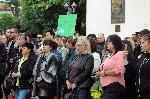 Бургас - протест на медицински специалисти