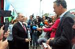 Бургас - министър Караджов на бургаската гара - съвещание