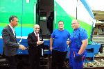 Бургас - министър Караджов на бургаската гара - съвещание