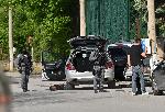 Трън - Акция на ГДБОП пред сградата на горското предприятие