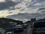 Голямо задръстване на АМ Тракия заради обърнал се автовоз