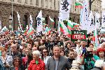 София - Протест за запазване на българския лев