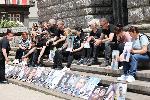 София - Мирно бдение срещу войната по пътищата