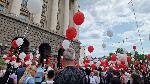 София - Мирно бдение срещу войната по пътищата