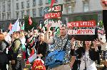 София- протест против еврото до парламента