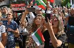София- протест против еврото до парламента